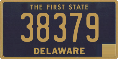 DE license plate 38379