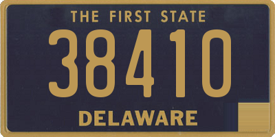 DE license plate 38410