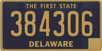 DE license plate 384306