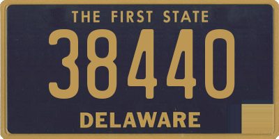 DE license plate 38440