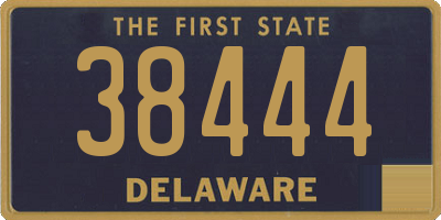 DE license plate 38444