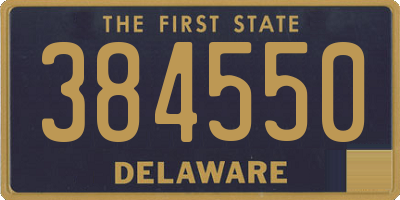 DE license plate 384550