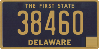 DE license plate 38460