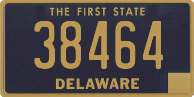 DE license plate 38464