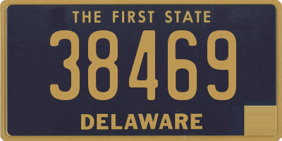 DE license plate 38469