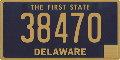DE license plate 38470