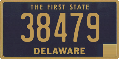 DE license plate 38479