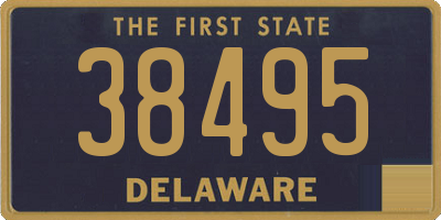 DE license plate 38495