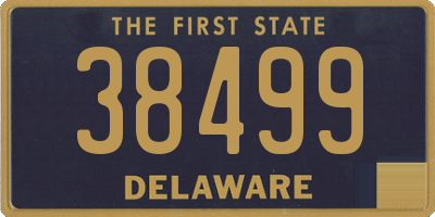DE license plate 38499