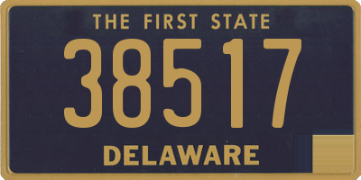 DE license plate 38517
