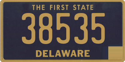 DE license plate 38535