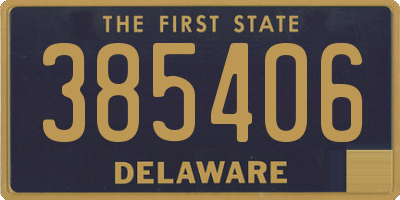 DE license plate 385406