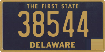 DE license plate 38544