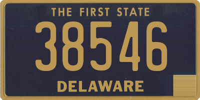 DE license plate 38546