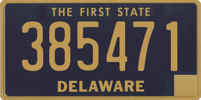 DE license plate 385471