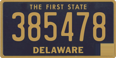 DE license plate 385478