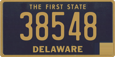DE license plate 38548