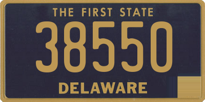 DE license plate 38550