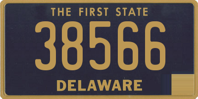 DE license plate 38566