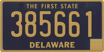 DE license plate 385661