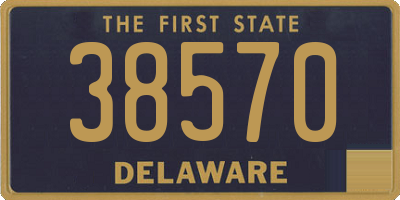 DE license plate 38570