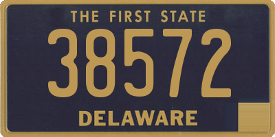 DE license plate 38572
