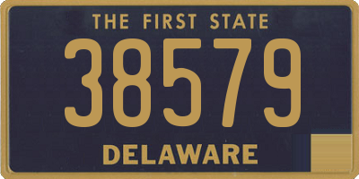 DE license plate 38579