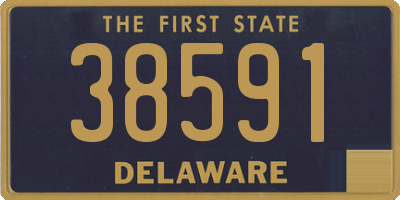 DE license plate 38591