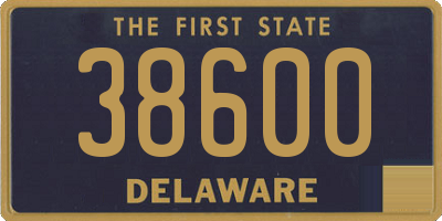 DE license plate 38600