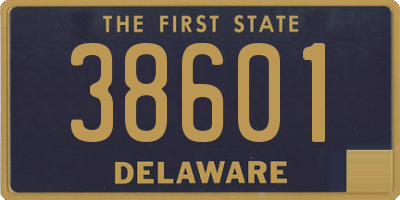 DE license plate 38601