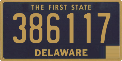 DE license plate 386117