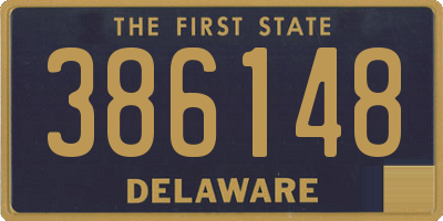 DE license plate 386148