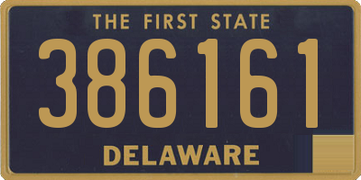 DE license plate 386161