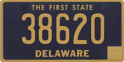 DE license plate 38620