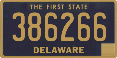 DE license plate 386266