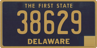 DE license plate 38629