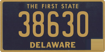 DE license plate 38630