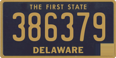 DE license plate 386379
