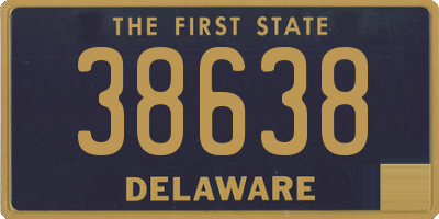 DE license plate 38638