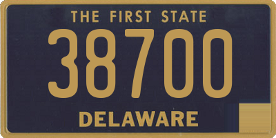 DE license plate 38700