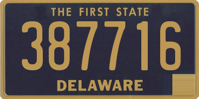 DE license plate 387716