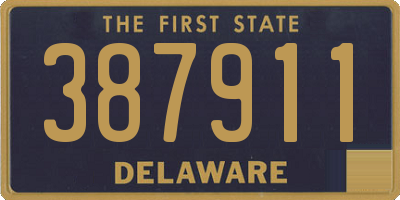 DE license plate 387911