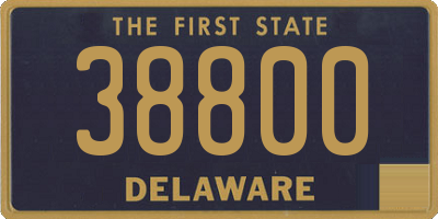 DE license plate 38800