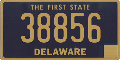 DE license plate 38856