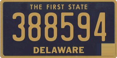DE license plate 388594