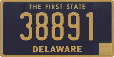 DE license plate 38891