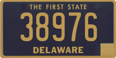 DE license plate 38976