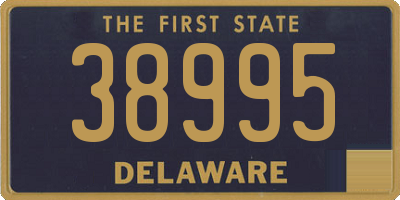 DE license plate 38995