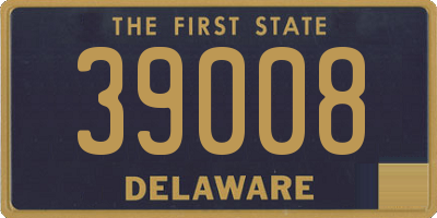 DE license plate 39008
