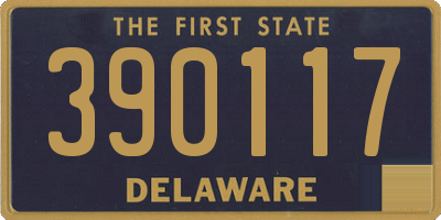 DE license plate 390117